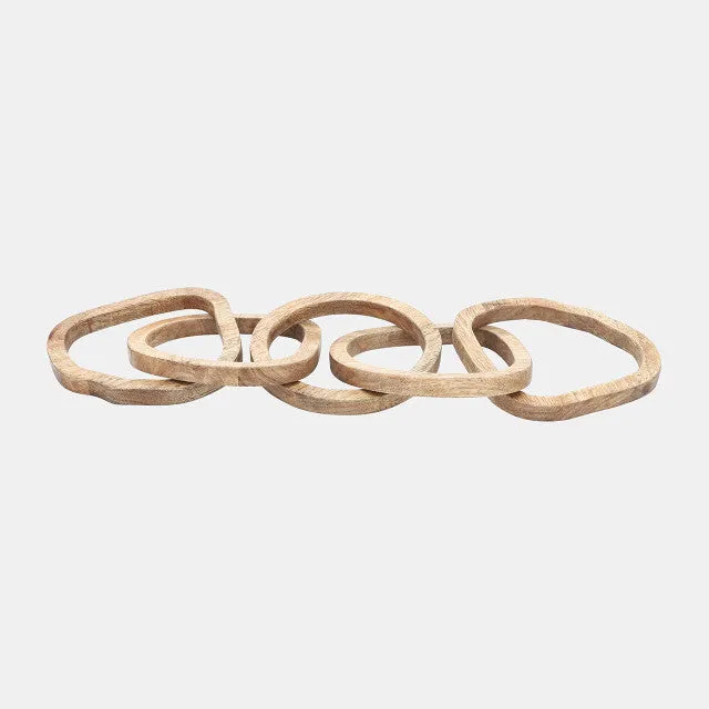 Wood 26 5-link Chains Brown